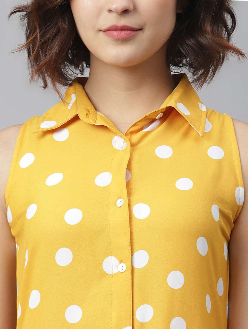 women's shirt polka dots dress - 19371292 -  Standard Image - 4