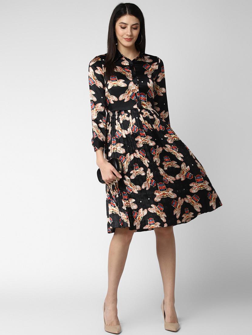 women's fit & flare quirky dress - 19371317 -  Zoom Image - 0
