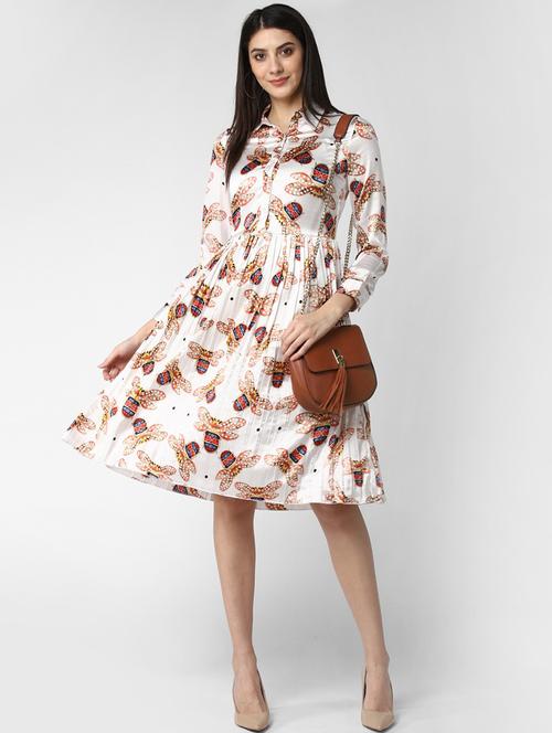 women's fit & flare dress - 19371318 - Standard Image - 0
