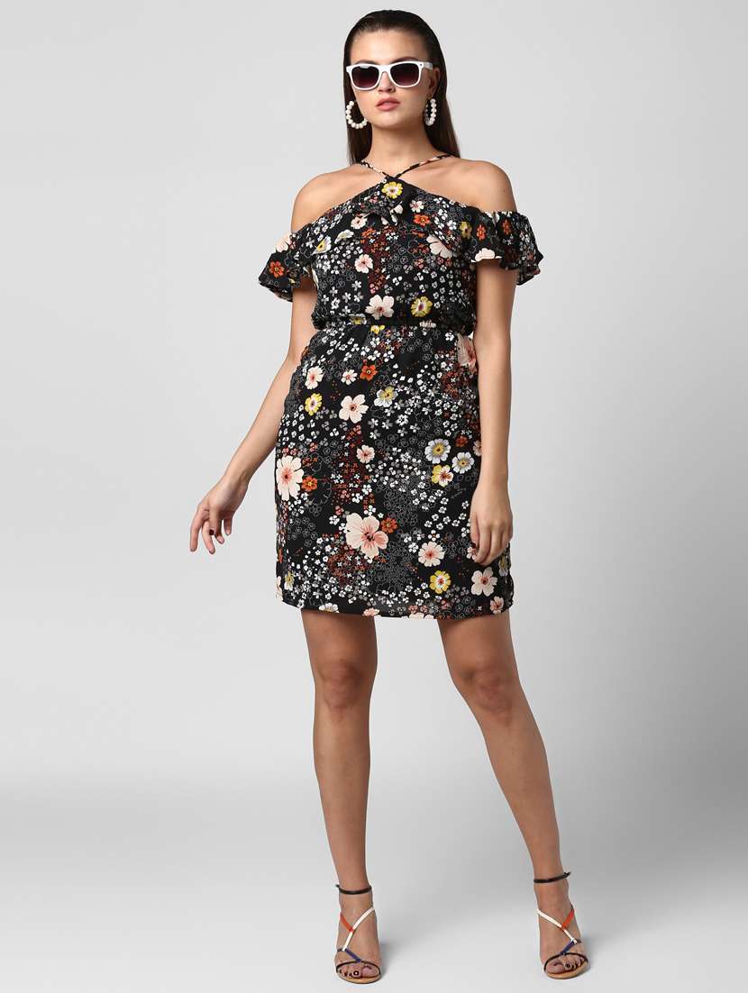 women's bodycon floral dress
