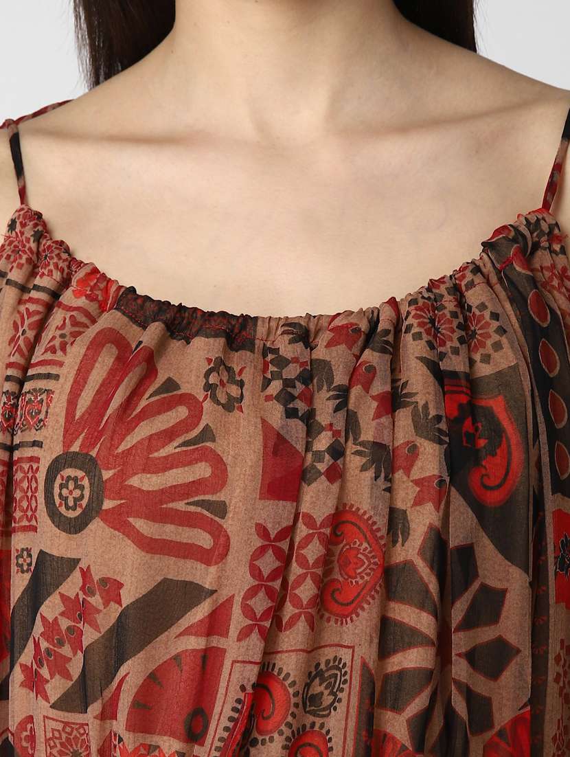 women's fit & flare solid dress - 19371329 -  Standard Image - 4