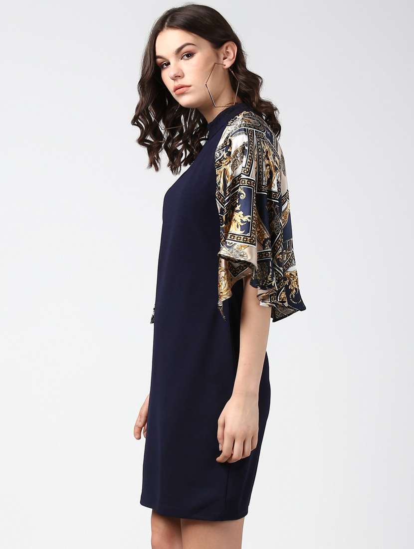 Printed A-line Dress - 19371362 -  Standard Image - 1