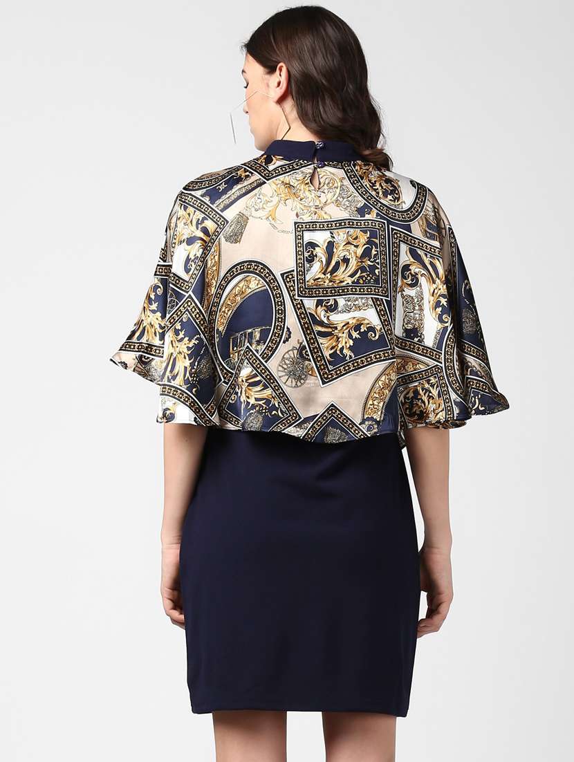 Printed A-line Dress - 19371362 -  Standard Image - 4