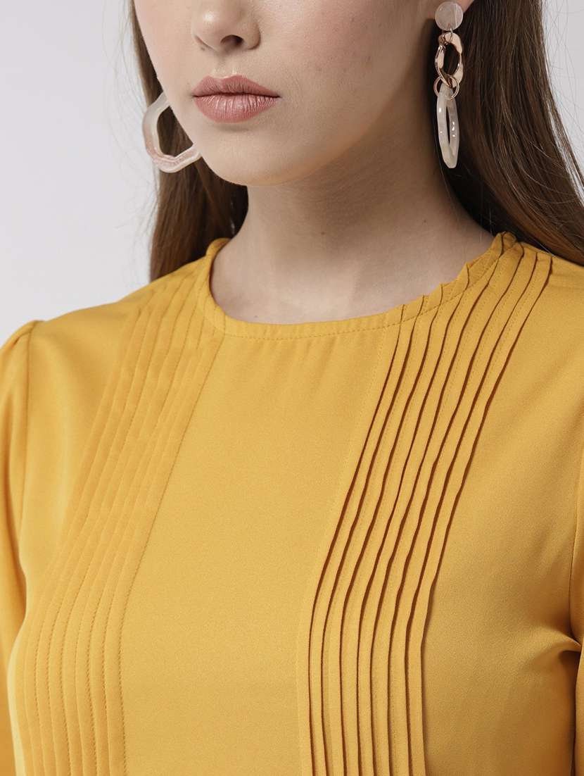 women's fit & flare solid dress - 19371376 -  Standard Image - 4