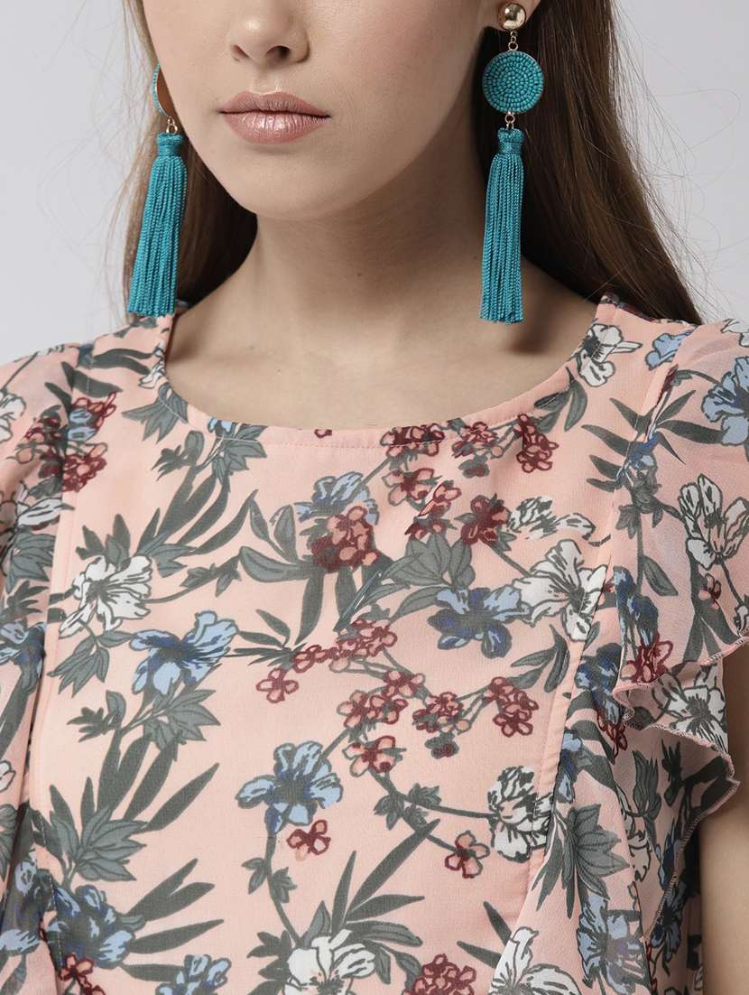 women's fit & flare floral dress - 19371386 - Standard Image - 4