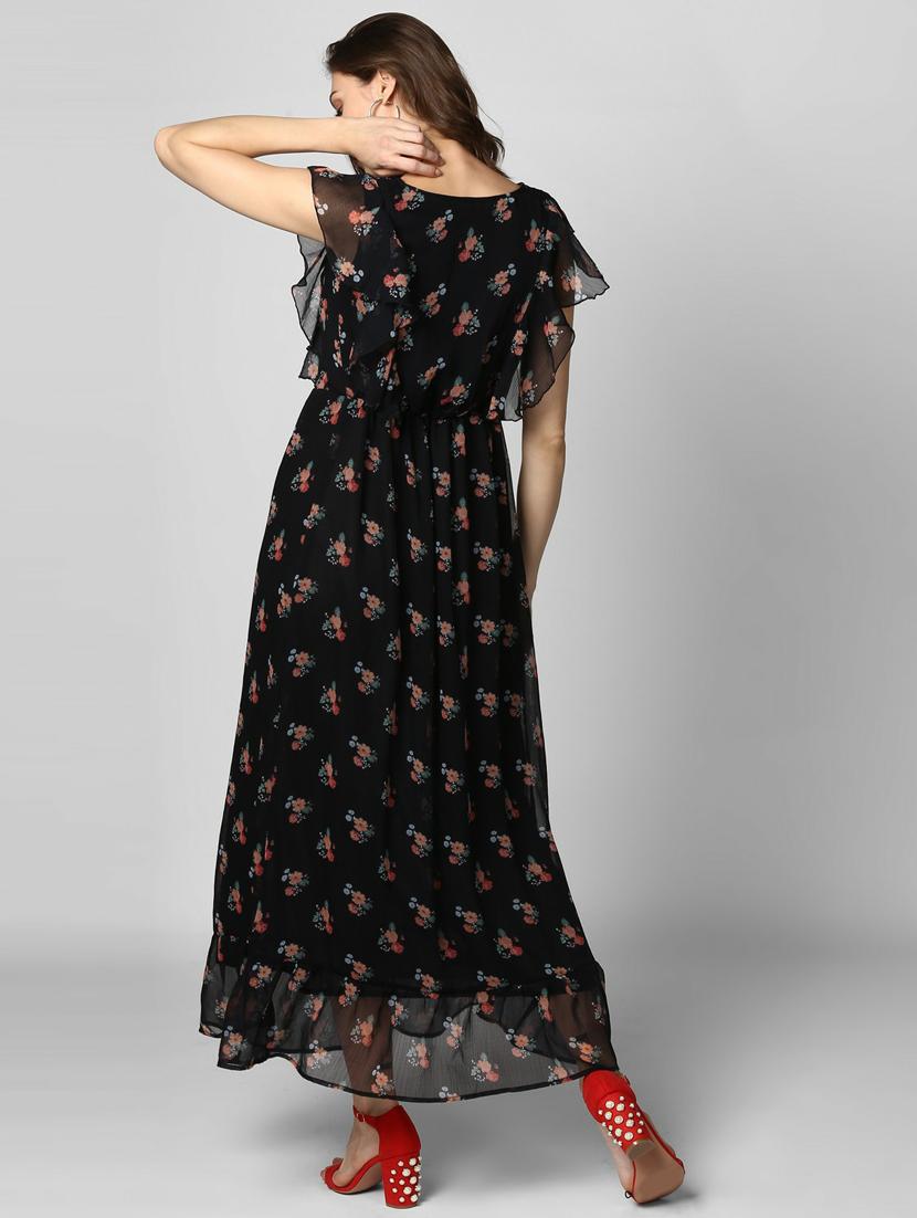women's tiered dress floral dress - 19371402 - Standard Image - 4