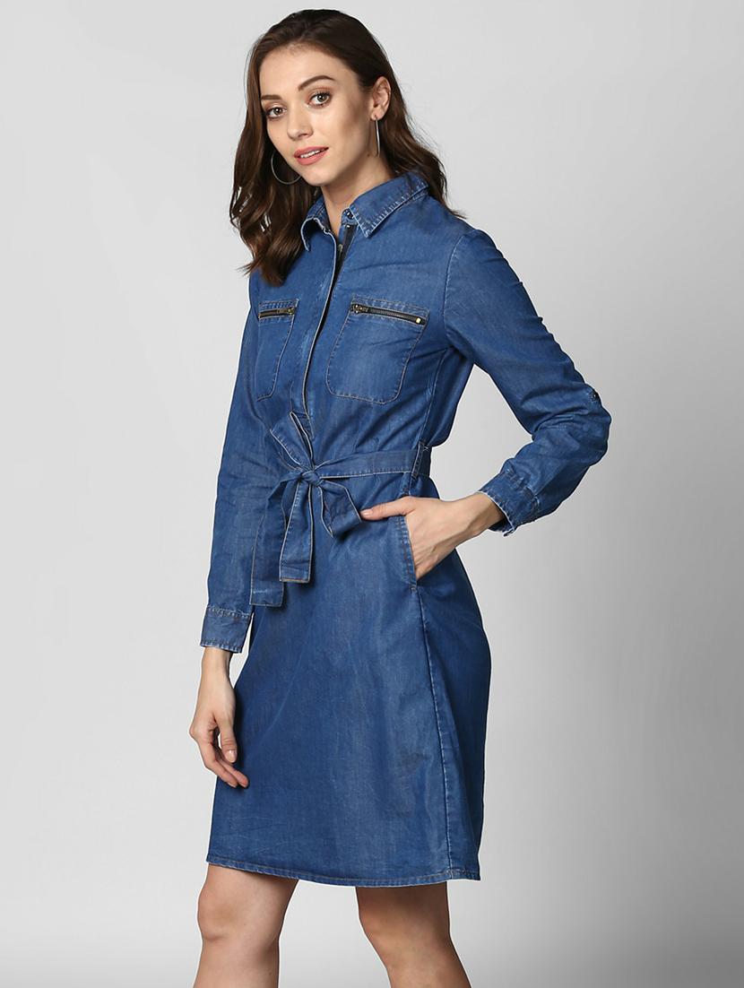 women's shirt solid dress - 19371407 - Standard Image - 1