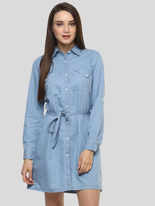 women's shirt solid dress - 19371446 - Standard Image - 0
