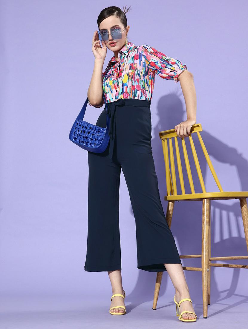  printed full leg jumpsuit - 19371533 -  Zoom Image - 0