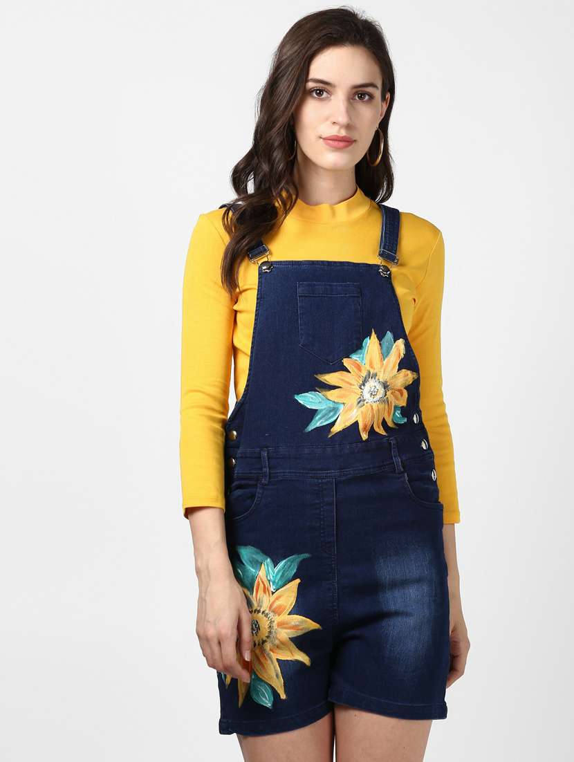 blue denim dungaree 