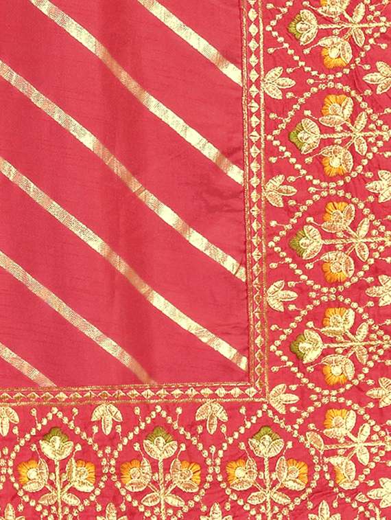 embroidered saree with blouse - 19371876 -  Standard Image - 4