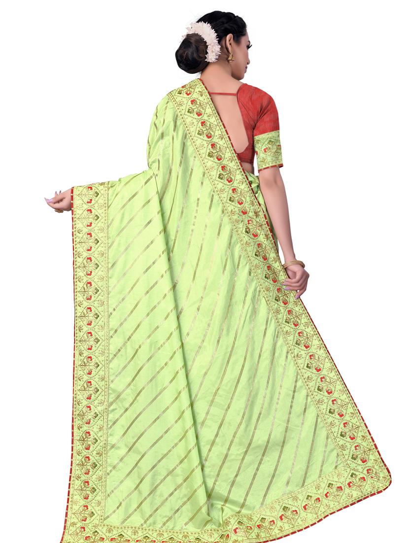 embroidered saree with blouse - 19372087 -  Standard Image - 1