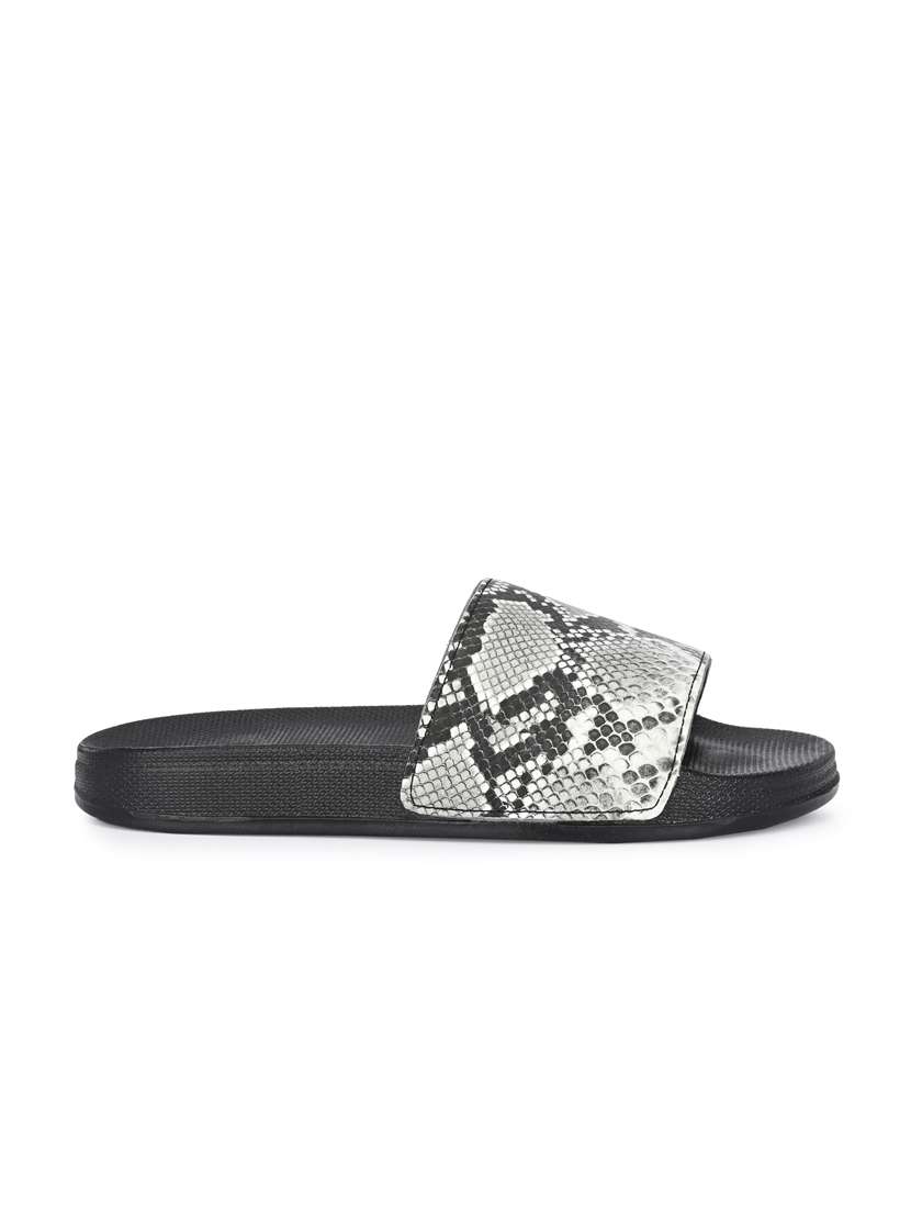 animal print slip on flip flop - 19382201 -  Standard Image - 1
