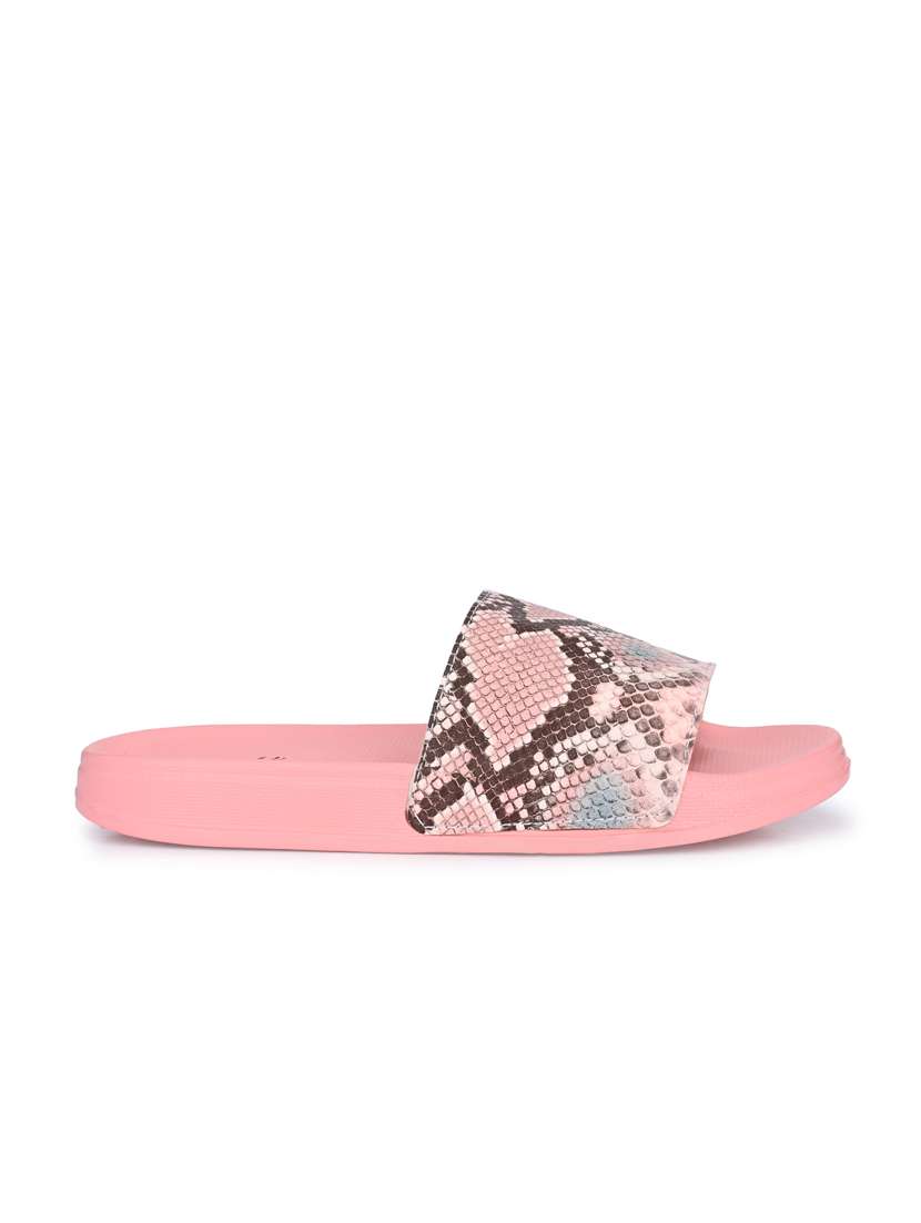 animal print slip on flip flop - 19382202 -  Standard Image - 1