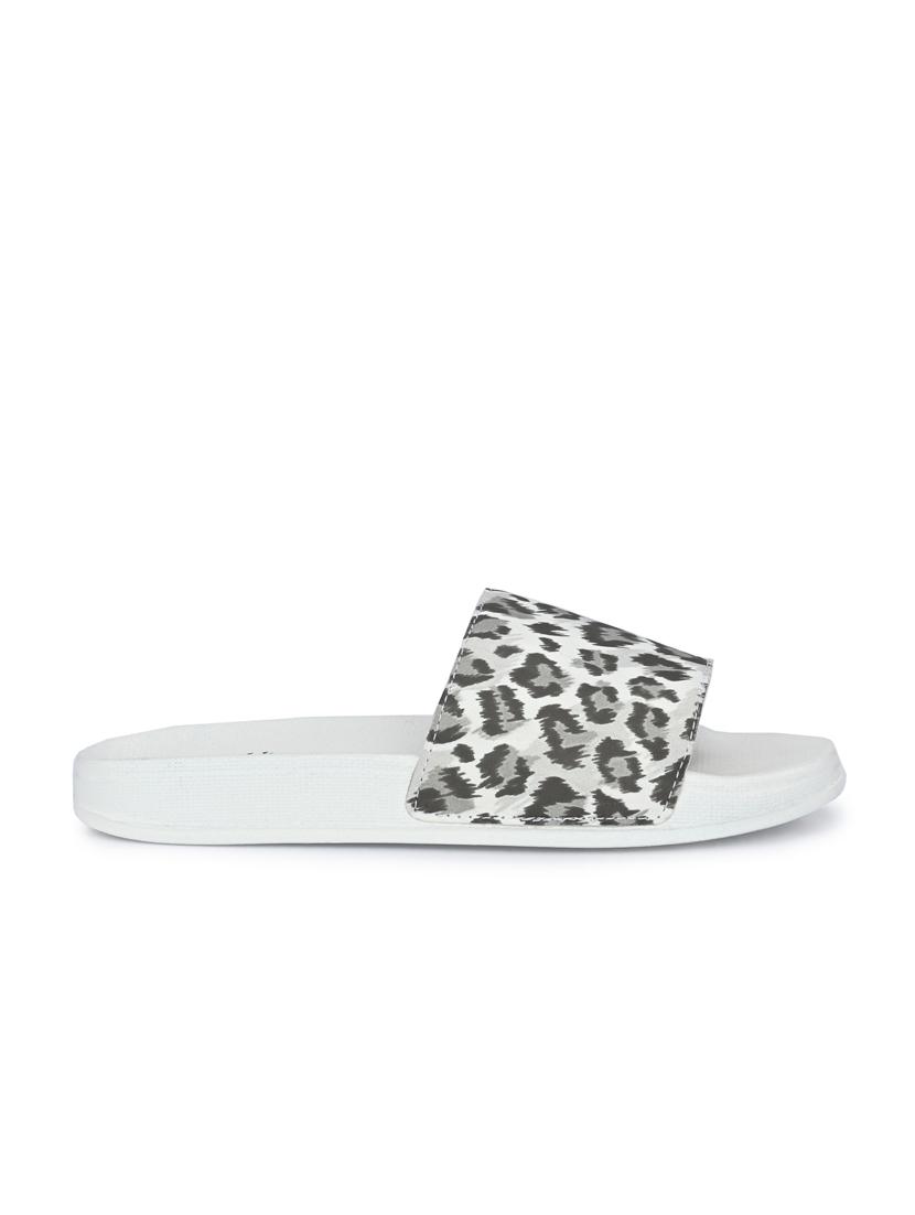 animal print slip on flip flop - 19382203 - Standard Image - 1