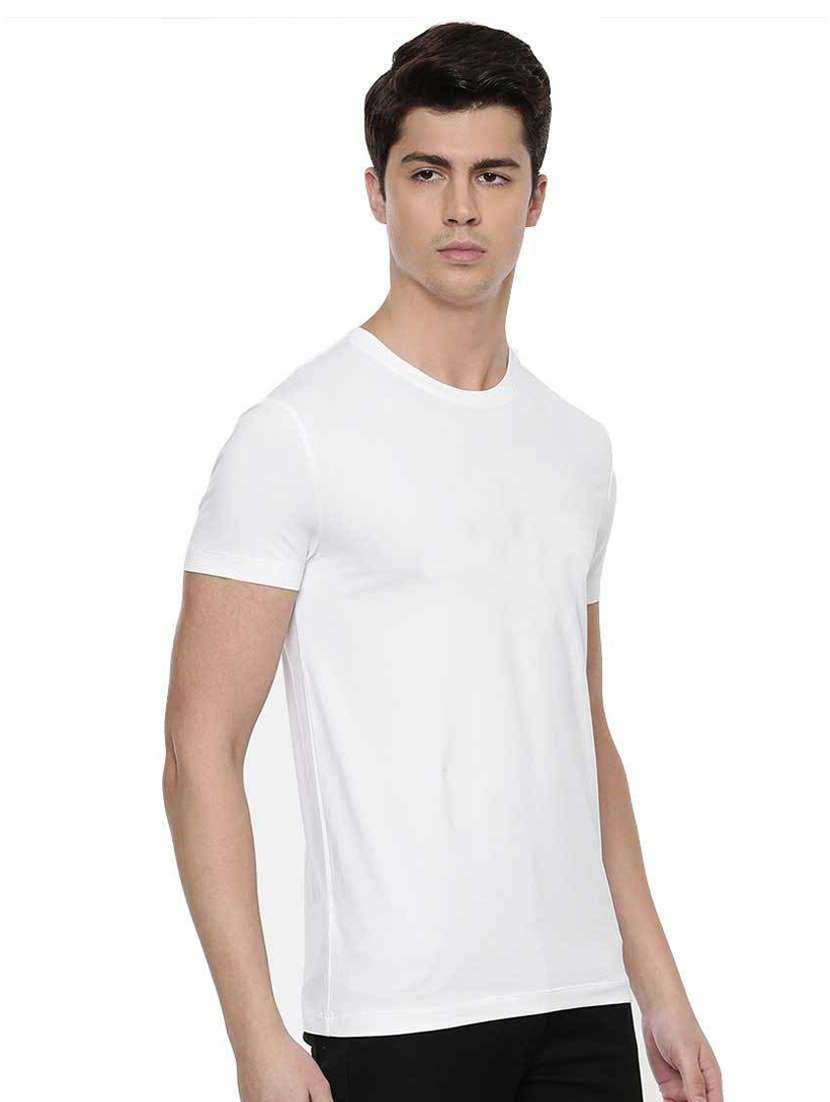 men round neck solid t-shirt - 19385553 -  Standard Image - 1