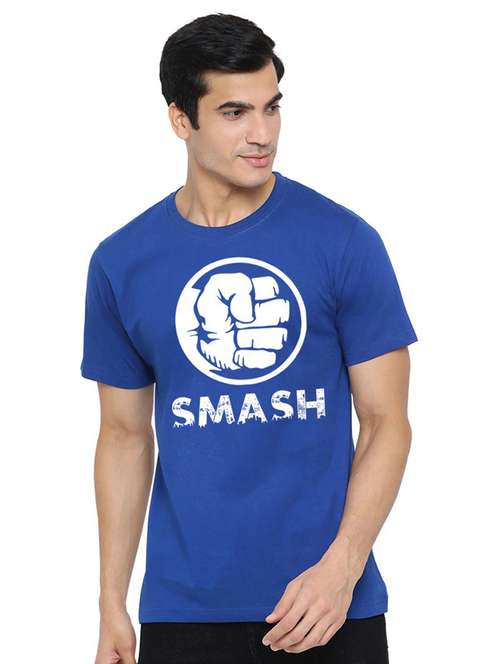 boys round neck front print t-shirt - 19385579 - Standard Image - 0