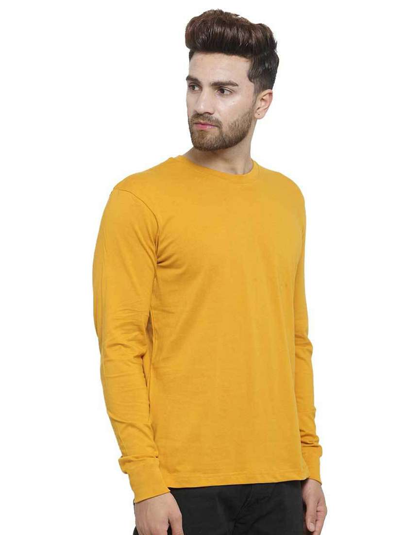 men solid long sleeve t-shirt - 19385641 -  Standard Image - 1