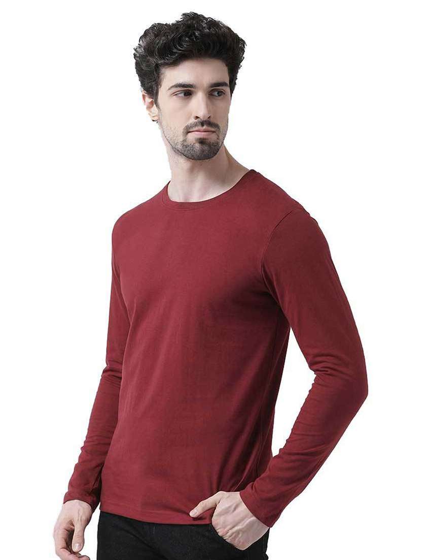 men solid long sleeve t-shirt - 19385642 -  Standard Image - 1
