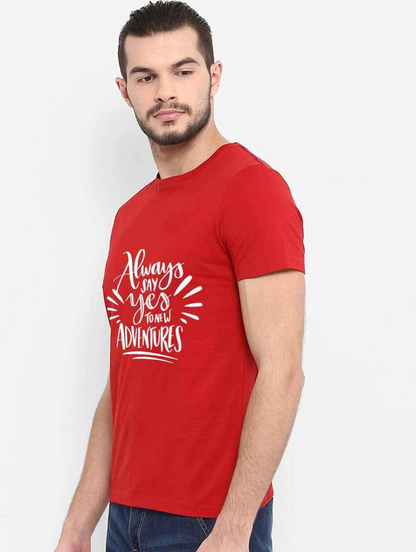 men crew neck front print sweatshirt - 19385645 - Standard Image - 1