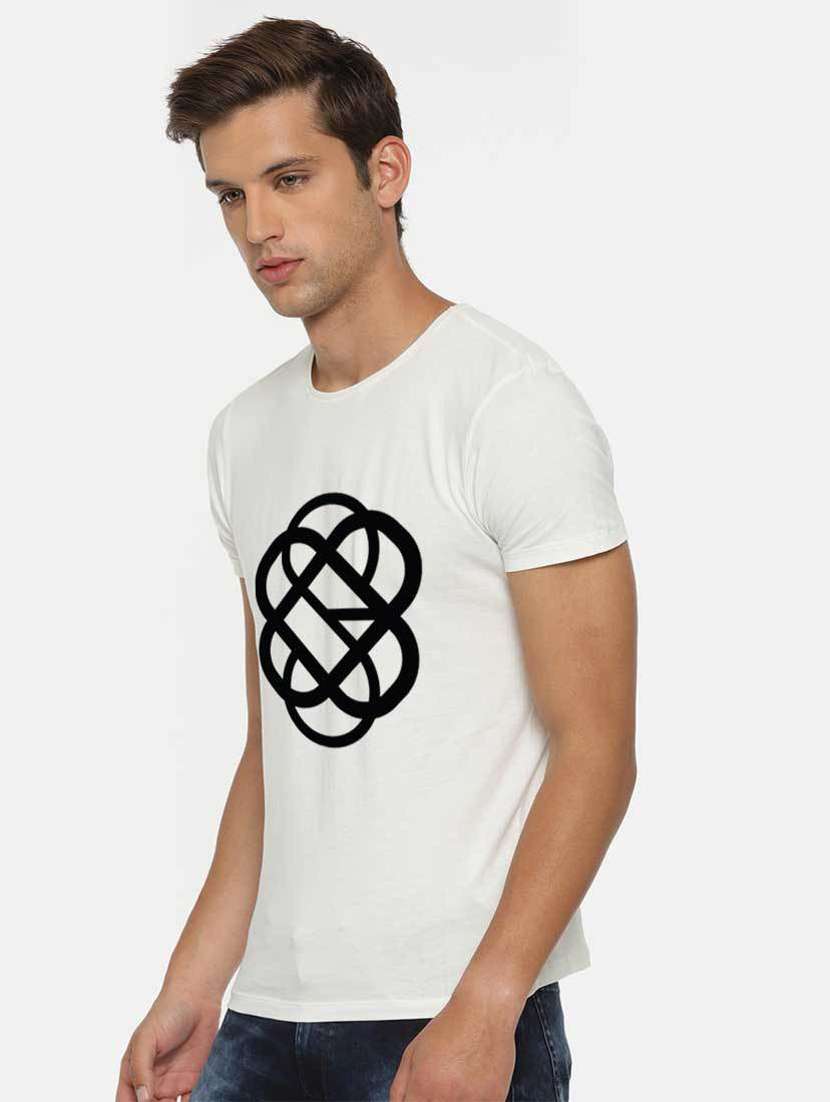 men round neck front print sweatshirt - 19385665 -  Standard Image - 1