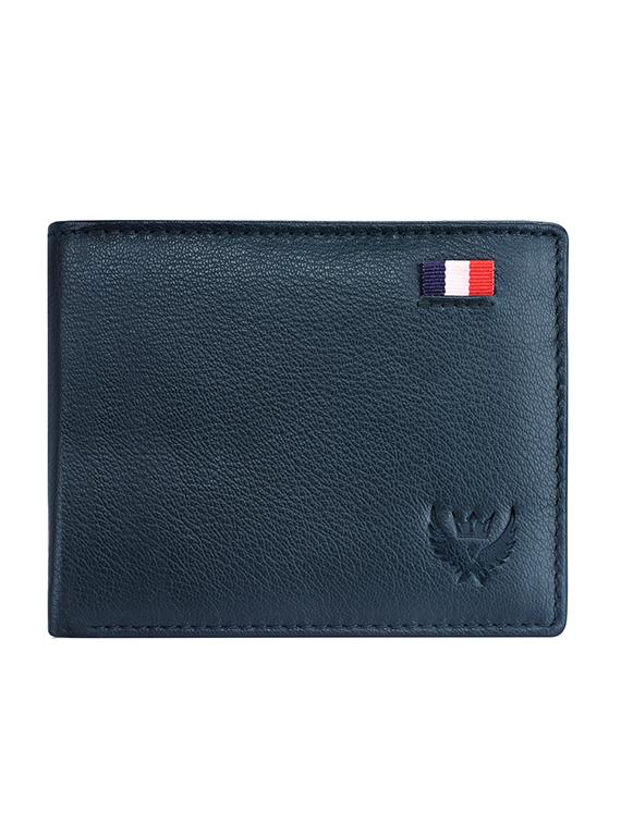 blue grain leather wallet - 19388652 -  Standard Image - 1