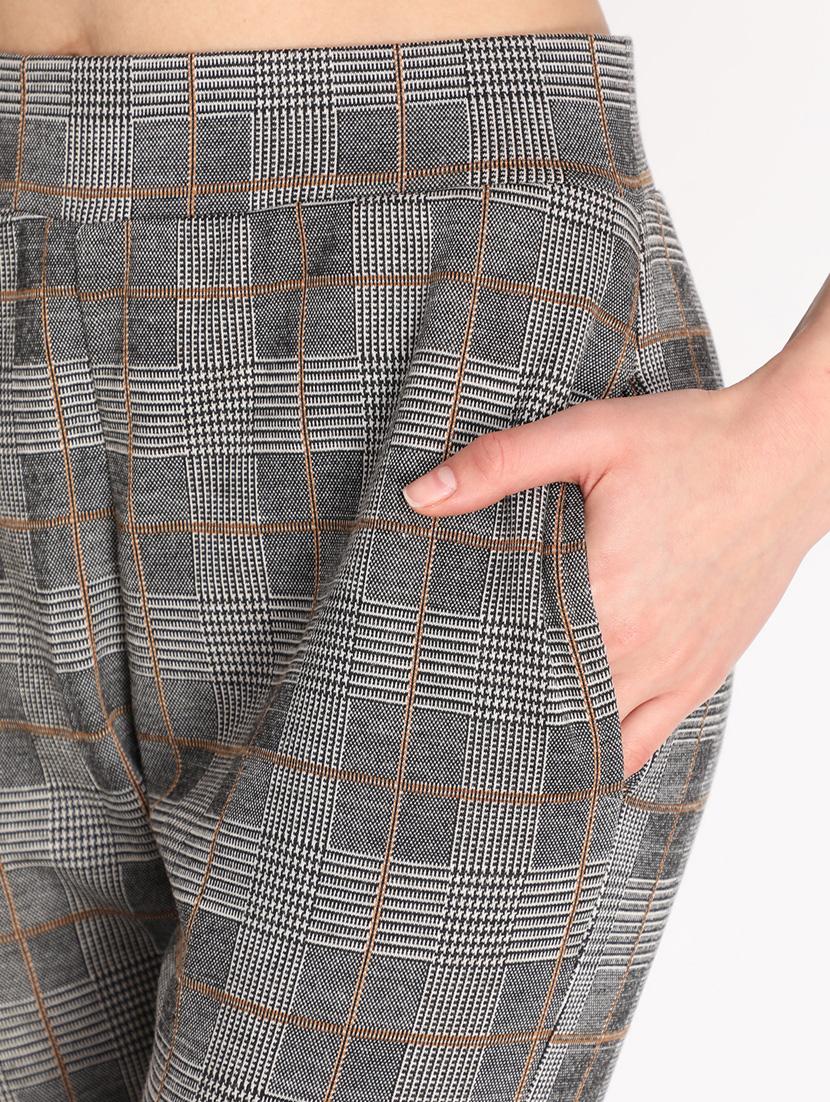 grey checkered jegging - 19397201 - Standard Image - 4