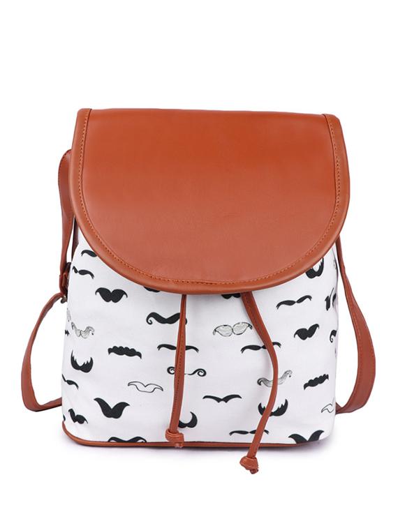 multi colored canvas sling bag