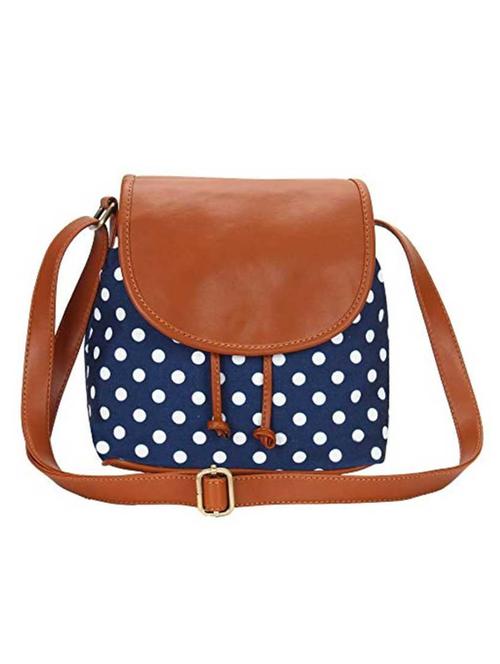blue canvas sling bag - 19404338 - Standard Image - 0