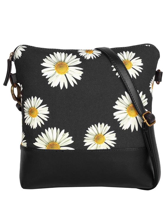 black canvas sling bag - 19404347 -  Zoom Image - 0