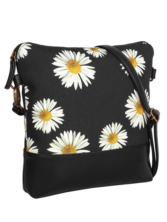 black canvas sling bag - 19404347 - Standard Image - 1
