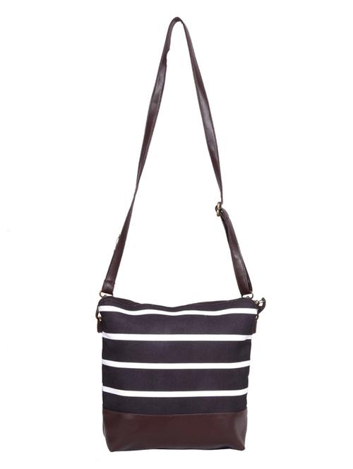 black canvas sling bag - 19404352 - Standard Image - 0