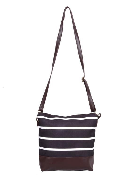 black canvas sling bag - 19404352 - Zoom Image - 0