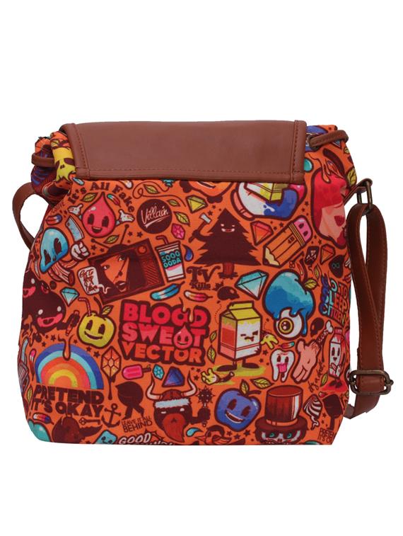 orange canvas sling bag - 19404362 - Standard Image - 1