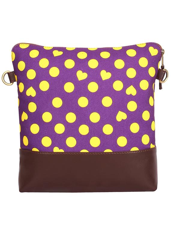 purple canvas sling bag - 19404363 -  Standard Image - 1