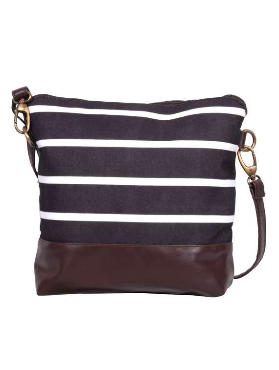 multi colored canvas sling bag - 19404364 - Zoom Image - 0