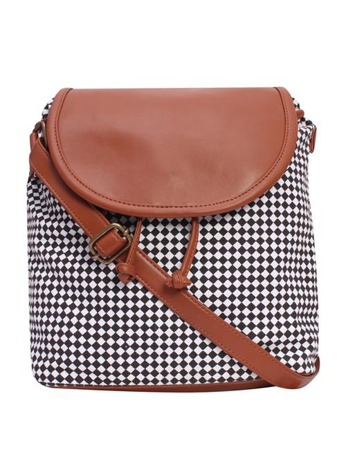 black canvas sling bag - 19404375 - Standard Image - 0