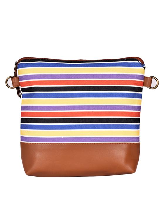 multi colored canvas sling bag - 19404388 - Standard Image - 1