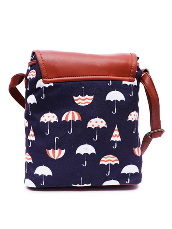blue canvas sling bag - 19404390 -  Standard Image - 1
