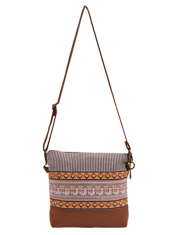 black canvas sling bag - 19404407 - Zoom Image - 0