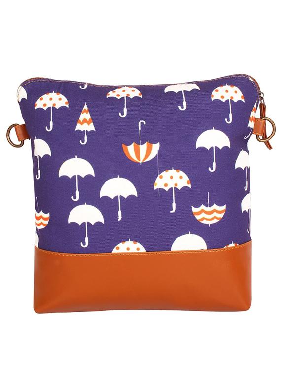 blue canvas sling bag - 19404415 - Standard Image - 1