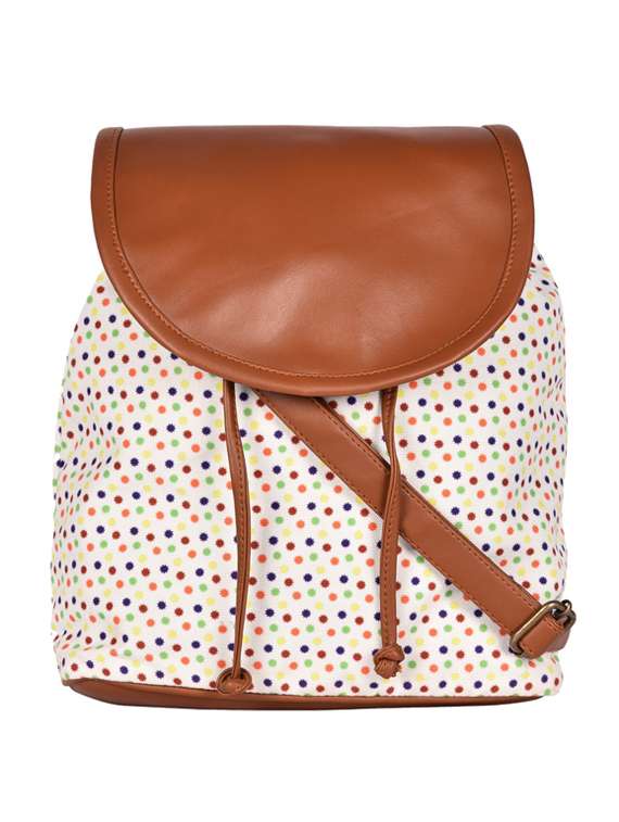 beige canvas sling bag - 19404429 -  Zoom Image - 0