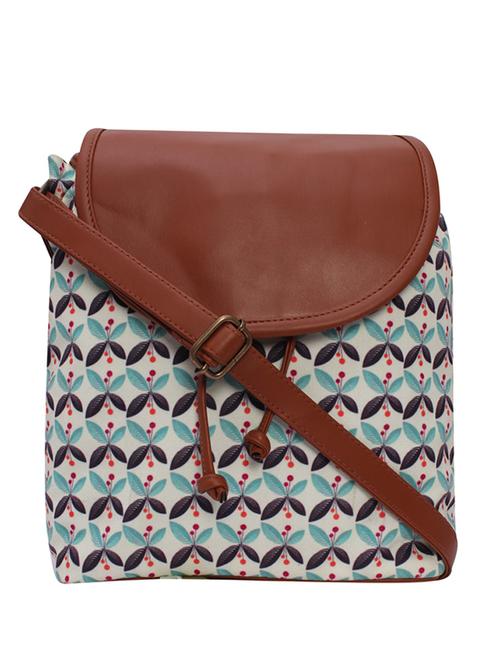 printed canvas regular sling bag - 19404434 -  Standard Image - 0