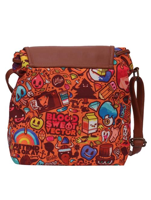 multi colored canvas sling bag - 19404477 -  Standard Image - 0