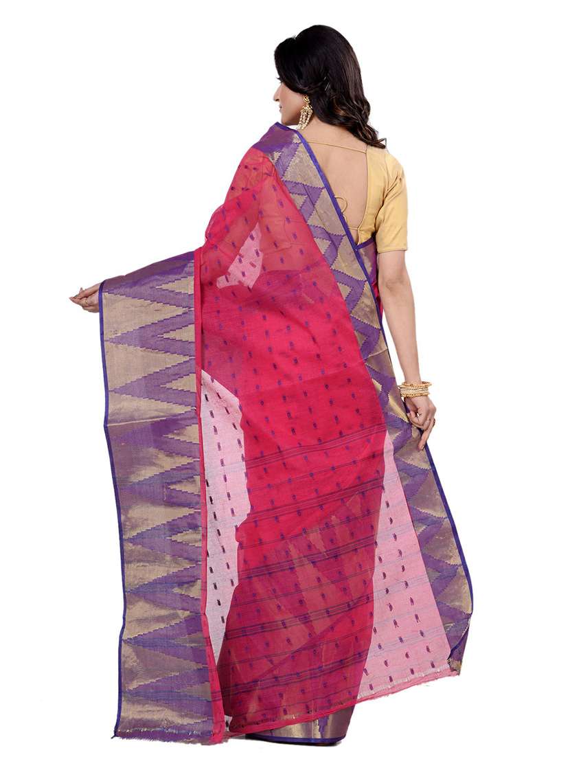 women's self design pink colored saree - 19404812 - Standard Image - 1
