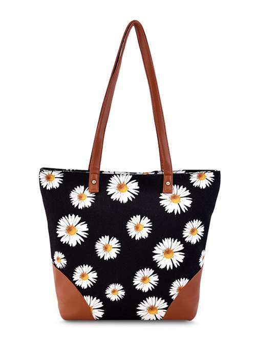 black canvas regular shopping bag - 19406510 -  Standard Image - 0