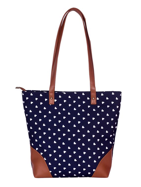 blue canvas regular shopping bag - 19406537 - Zoom Image - 0