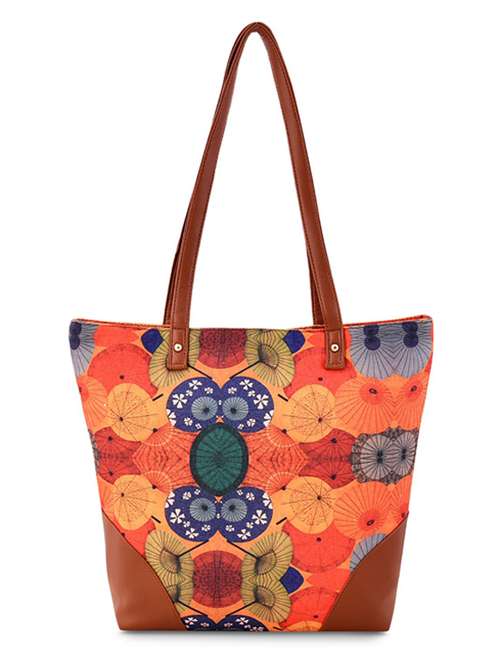 orange canvas regular shopping bag - 19406539 - Standard Image - 0