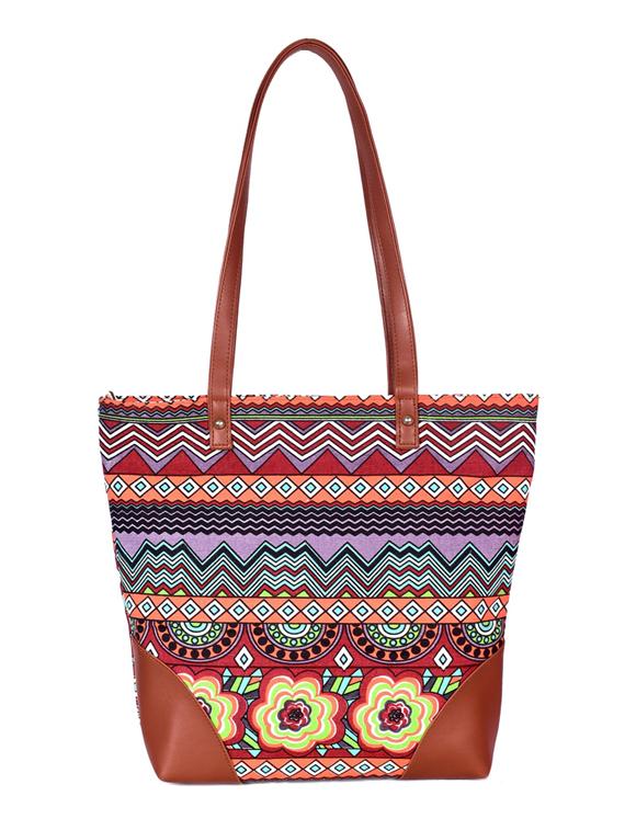 red canvas regular shopping bag - 19406544 -  Zoom Image - 0