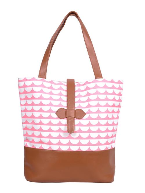 pink canvas regular shopping bag - 19406568 -  Standard Image - 0